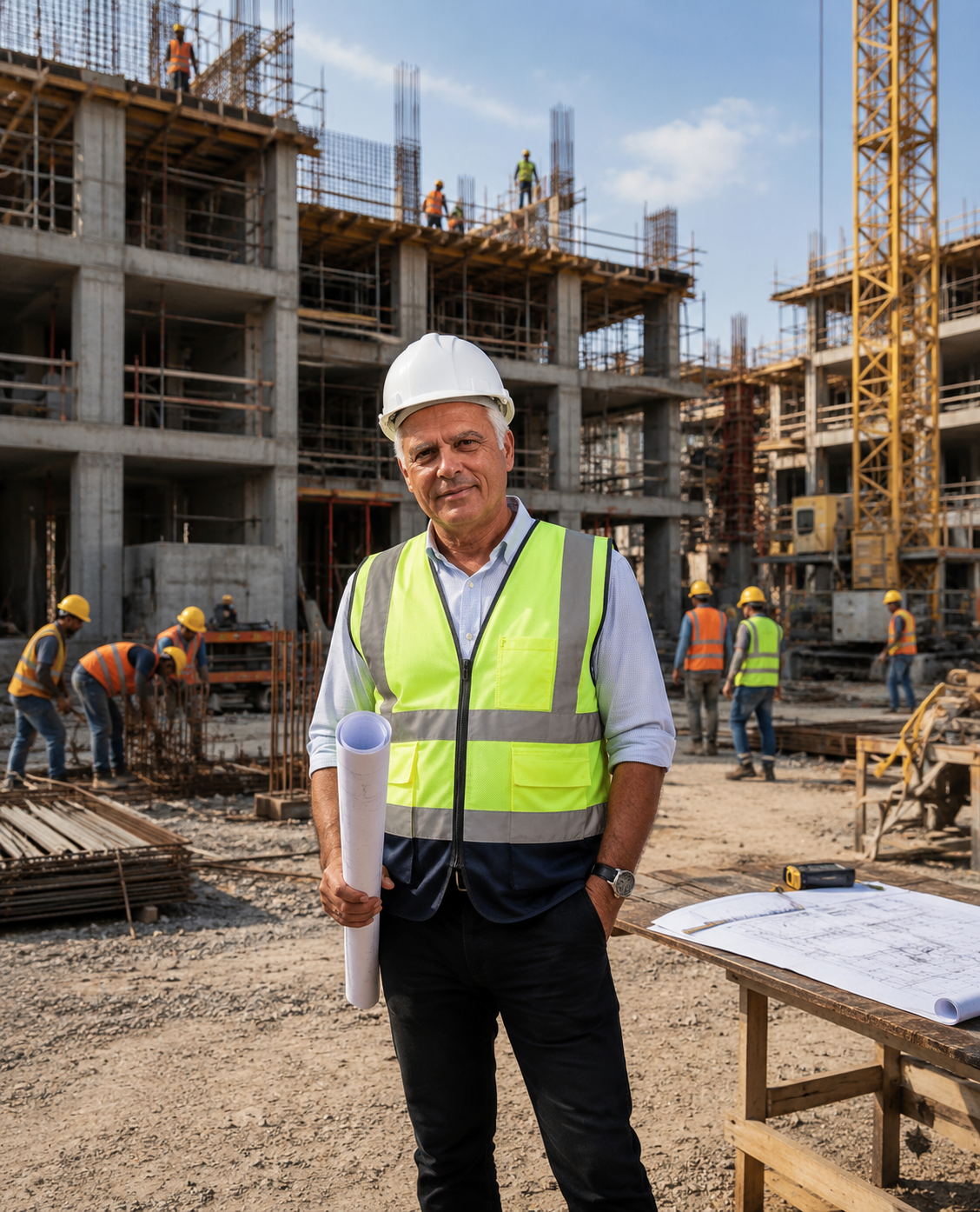 Schmied construction team on site